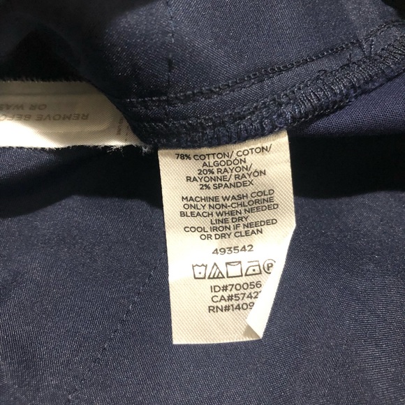 LOFT - Riviera Dress Pants, Marisa Fit, Navy - Picture 6 of 6